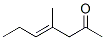 4-Hepten-2-one, 4-methyl- (9CI) 结构式