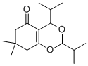 7,8-DIHYDRO-2,4-DIISOPROPYL-7,7-DIMETHYL-4H-BENZO[D][1,3]DIOXIN-5(6H)-ONE 结构式