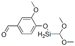 4-[(dimethoxymethylsilyl)oxy]-3-methoxybenzaldehyde 结构式
