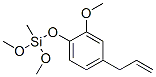 [4-allyl-2-methoxyphenoxy]dimethoxymethylsilane 结构式