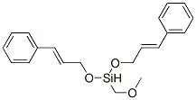 methoxymethylbis[(3-phenylallyl)oxy]silane 结构式