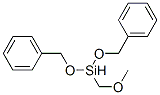 methoxymethylbis(phenylmethoxy)silane 结构式