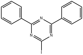 2-碘-4,6-二苯基-1,3,5-三嗪 结构式