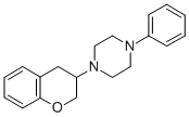 1-(3,4-Dihydro-2H-1-benzopyran-3-yl)-4-phenylpiperazine 结构式