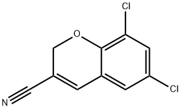 6,8-二氯-2H-色烯-3-腈 结构式