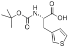 BOC-L-3-噻吩丙氨酸 结构式