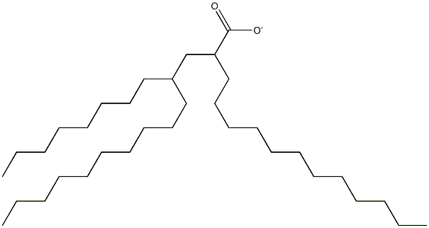 2-辛基十二烷基十四酸酯 结构式