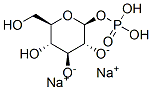 Β-D-吡喃葡萄糖-1-磷酸二钠盐 结构式