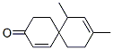 7,9-dimethylspiro[5.5]undeca-1,8-dien-3-one  结构式