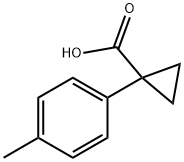 1-(4-甲基苯基)-1-环丙甲酸 结构式