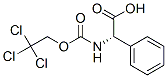 (S)-phenyl[[(2,2,2-trichloroethoxy)carbonyl]amino]acetic acid 结构式