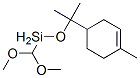 dimethoxymethyl[1-methyl-1-(4-methyl-3-cyclohexen-1-yl)ethoxy]silane 结构式