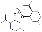 [1R-(1alpha,(1R*,2S*,5R*),2beta,5alpha)]-bis[[2-isopropyl-5-methylcyclohexyl]oxy]methoxymethylsilane 结构式