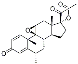 （9β，11β）-环氧氟甲乙酸乙酸甲酯 结构式