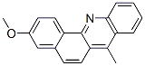 3-Methoxy-7-methylbenz[c]acridine 结构式