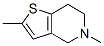 Thieno[3,2-c]pyridine, 4,5,6,7-tetrahydro-2,5-dimethyl- (9CI) 结构式