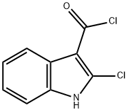 1H-Indole-3-carbonyl chloride, 2-chloro- (9CI) 结构式