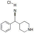 alpha-phenylpiperidine-4-acetonitrile monohydrochloride  结构式