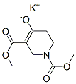 potassium dimethyl 5,6-dihydro-4-oxido-2H-pyridine-1,3-dicarboxylate 结构式