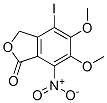 4-iodo-5,6-dimethoxy-7-nitro-3H-isobenzofuran-1-one 结构式