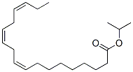 isopropyl (9Z,12Z,15Z)-9,12,15-octadecatrienoate 结构式