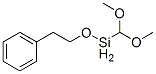 dimethoxymethyl(2-phenylethoxy)silane 结构式
