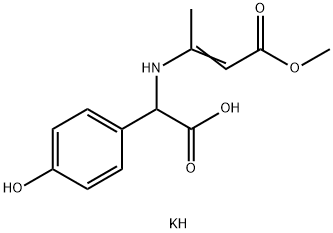 (4-hydroxyphenyl)[(3-methoxy-1-methyl-3-oxo-1-propenyl)amino]acetate potassium