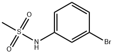 N-(3-溴苯基)甲基磺酰胺 结构式