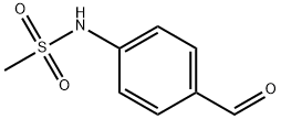 4-甲磺酰胺基苯甲醛 结构式