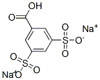 sodium dihydrogen 3,5-disulphonatobenzoate 结构式