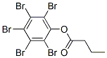 pentabromophenyl butyrate 结构式