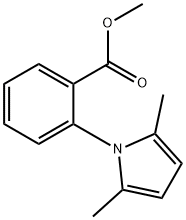 2-(2,5-二甲基-1H-吡咯-1-基)-苯甲酸甲酯 结构式
