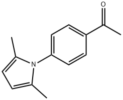 N-(4-乙酰苯基)-2,5-二甲基吡咯 结构式