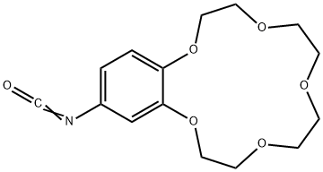 4'-异氰酸苯并-15-冠-5 结构式