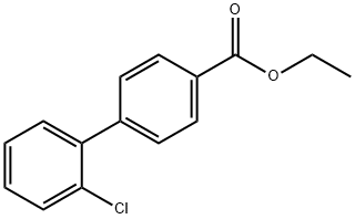 2-氯-联苯-4-羧酸乙酯 结构式