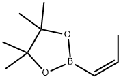 ((Z)-1-丙烯基)-硼酸频哪醇酯 结构式