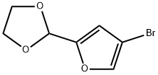 4-BROMOFURAN-2-CARBOXALDEHYDE ETHYLENE GLYCOL ACETAL 结构式
