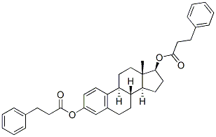 estra-1,3,5(10)-triene-3,17beta-diol bis(benzenepropionate)  结构式