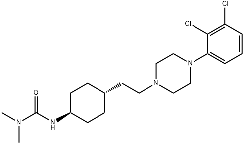 卡利拉嗪 结构式
