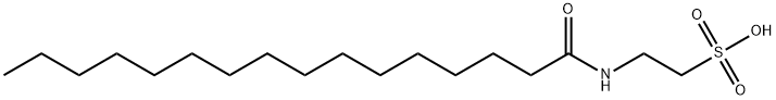 2-[(1-OXOHEXADECYL)AMINO]ETHANESULFONIC ACID 结构式