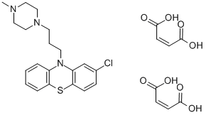 丙氯拉嗪 结构式