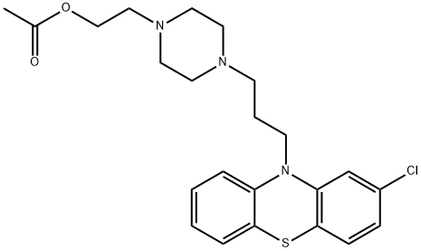 醋酸奋乃静 结构式