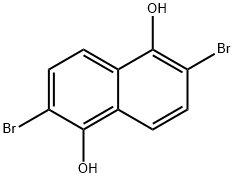 2,6-二溴萘-1,5-二醇 结构式