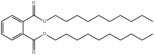 邻苯二甲酸二癸酯 结构式