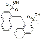 1,1'-methylenebisnaphthalene-2-sulphonic acid  结构式