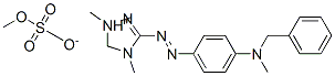 3-[[4-[benzylmethylamino]phenyl]azo]-1,4-dimethyl-1H-1,2,4-triazolium methyl sulphate