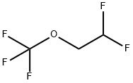 2,2-DIFLUOROETHYL TRIFLUOROMETHYL ETHER 结构式