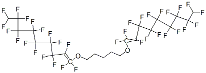 1,1'-[pentane-1,5-diylbis(oxy)]bis[heptadecafluorononene] 结构式