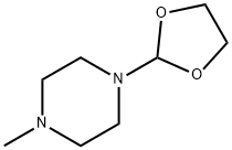 Piperazine, 1-(1,3-dioxolan-2-yl)-4-methyl- (9CI) 结构式