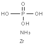 phosphoric acid, ammonium zirconium salt 结构式